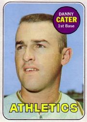 1969 Topps Baseball Cards      044      Danny Cater